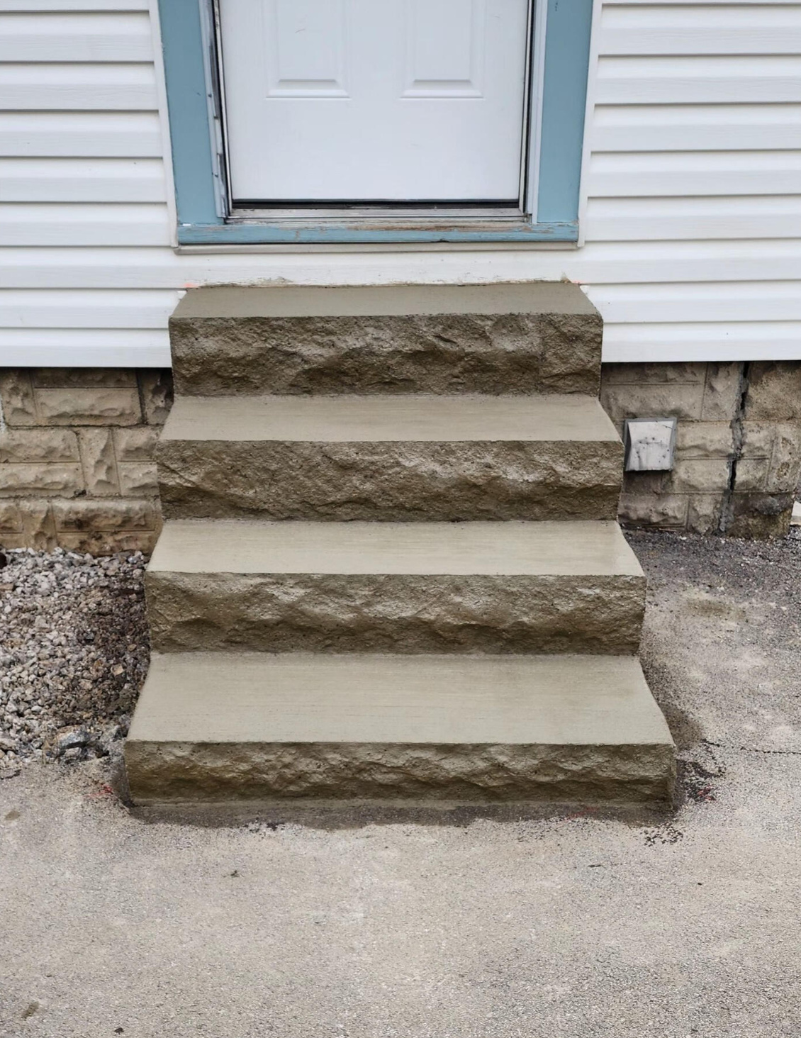 Concrete step and porch replacement